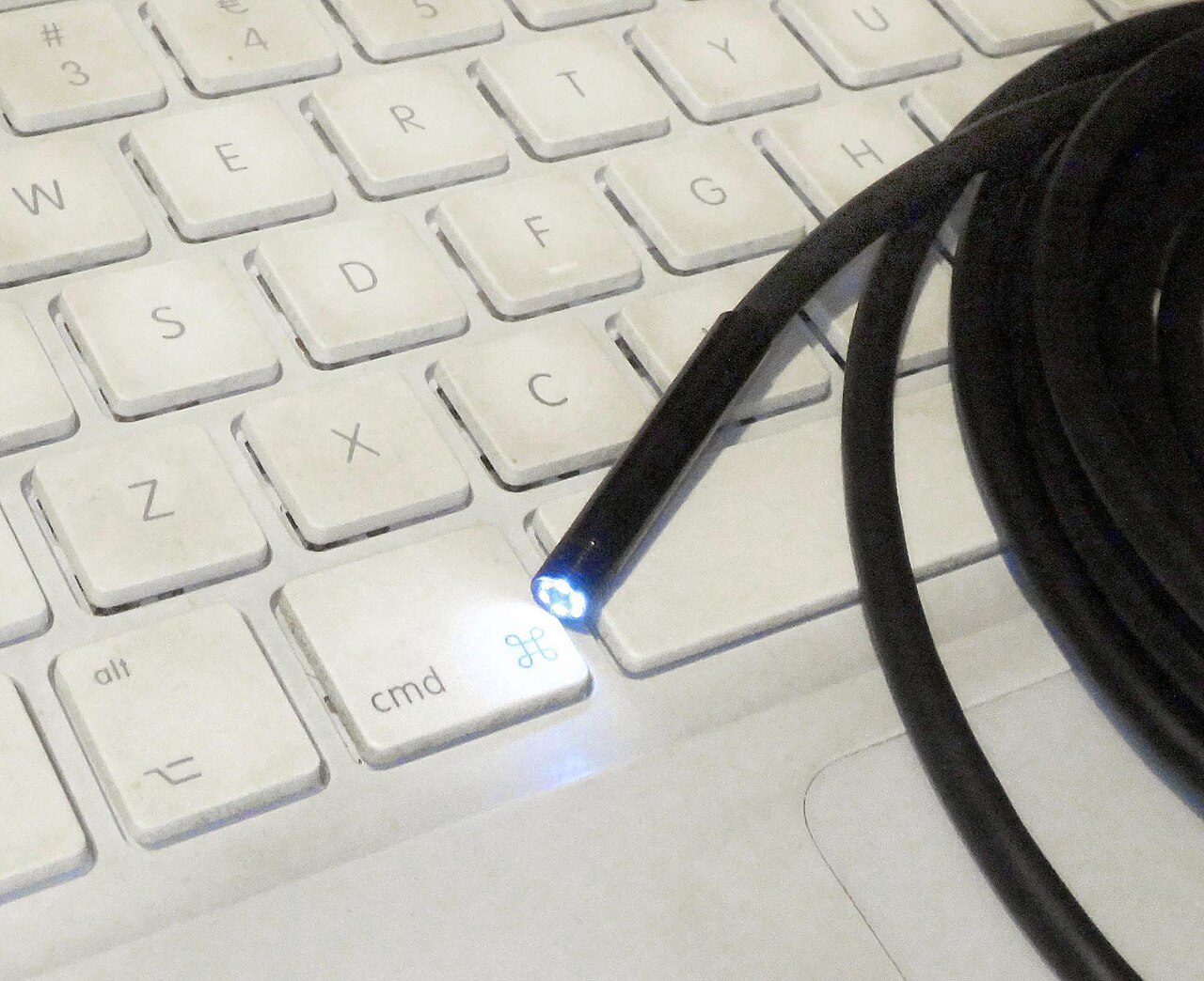 Borescope / videoscope inspection probe